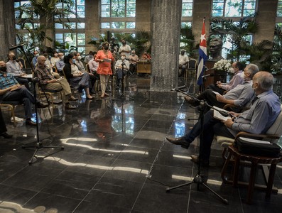 Diálogo con periodistas cubanos