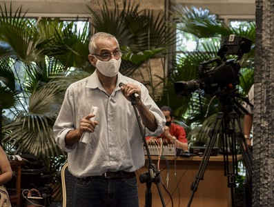 Diálogo con periodistas cubanos