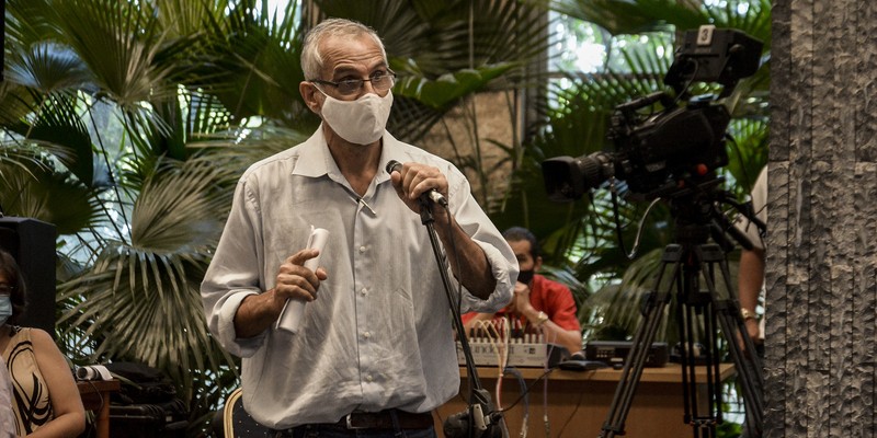 Diálogo con periodistas cubanos