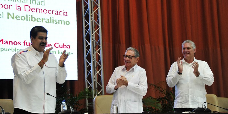 Clausura del Encuentro antiimperialista de solidaridad, por la democracia y contra el neoliberalismo