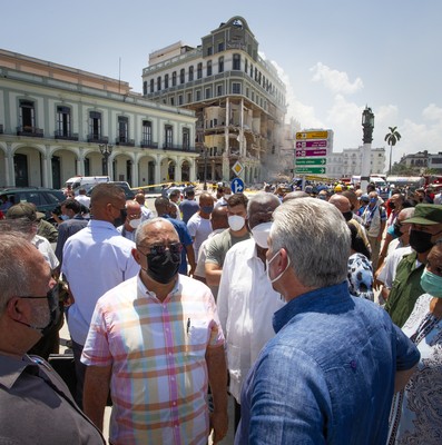 Accidente en el Hotel Saratoga
