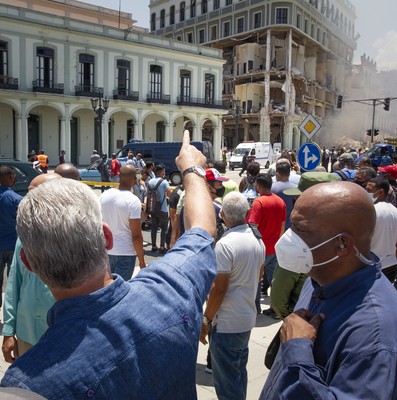 Accidente en el Hotel Saratoga