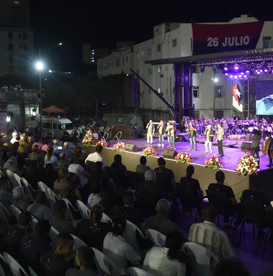 Velada político- cultural por el tercer aniversario de la desaparición física del Comandante en Jefe, Fidel Castro Ruz.