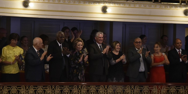 Comienzo de los festejos por el Aniversario 500 de la fundación de La Habana, Estrellas del Ballet de San Peterburgo
