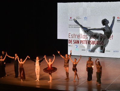Comienzo de los festejos por el Aniversario 500 de la fundación de La Habana, Estrellas del Ballet de San Peterburgo