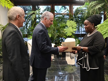 Recibe Díaz-Canel cartas credenciales de embajadores de diez países 7