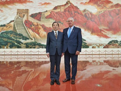 Presidente Diaz-Canel en China