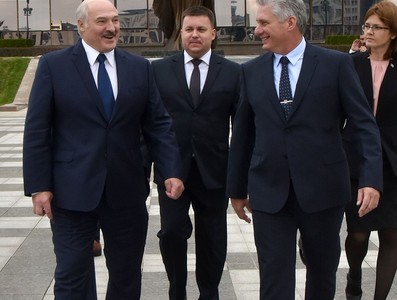 El presidente de la República de Cuba Miguel Díaz-Canel Bermúdez realiza visita oficial a Belarús