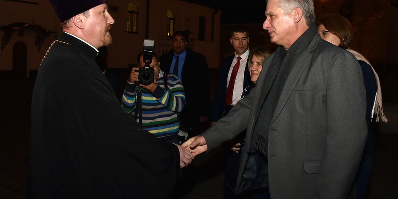 El presidente de la República de Cuba Miguel Díaz-Canel Bermúdez realiza visita oficial a Belarús