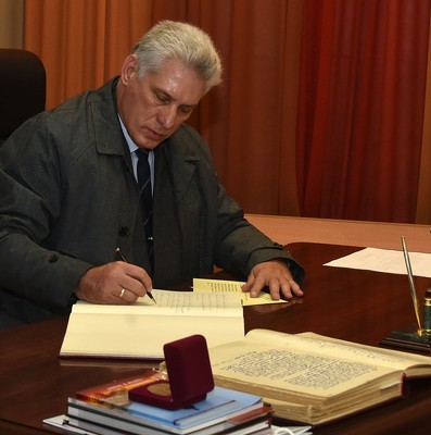 Visita de Trabajo de Díaz-Canel a San Petersburgo, Rusia