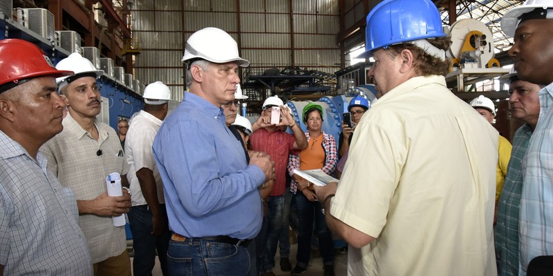 Visita del Consejo de Ministros encabezada por Díaz-Canel a Ciego de Avila
