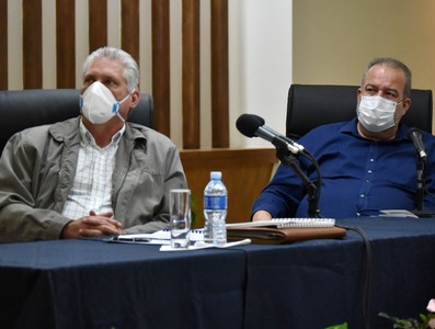 Encuentro con dirigentes provinciales y municipales - Ciego de Avila