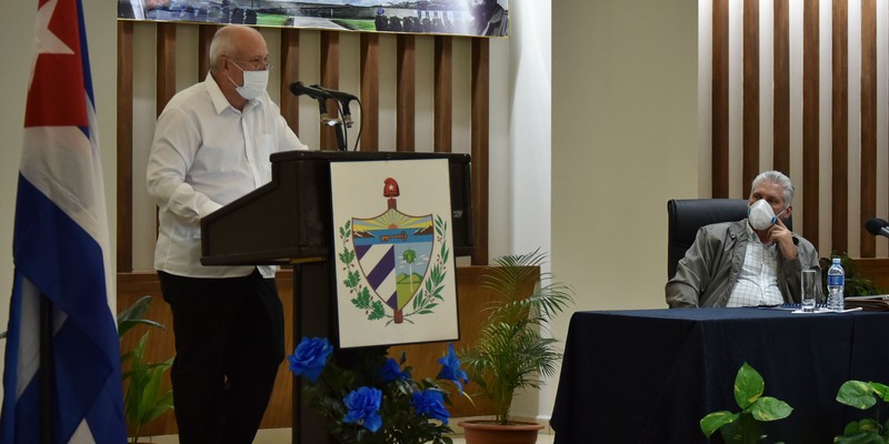 Encuentro con dirigentes provinciales y municipales - Ciego de Avila