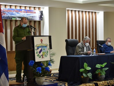 Encuentro con dirigentes provinciales y municipales - Ciego de Avila