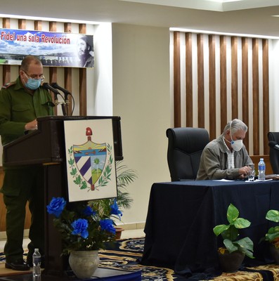 Encuentro con dirigentes provinciales y municipales - Ciego de Avila