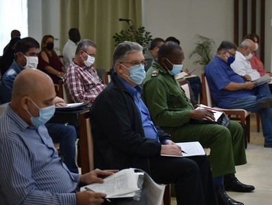 Encuentro con dirigentes provinciales y municipales - Ciego de Avila