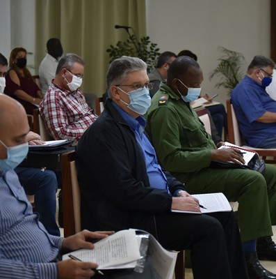 Encuentro con dirigentes provinciales y municipales - Ciego de Avila