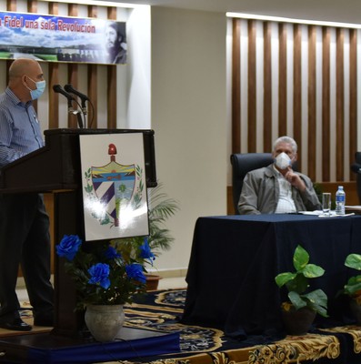 Encuentro con dirigentes provinciales y municipales - Ciego de Avila