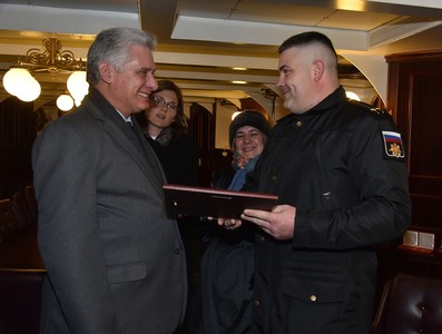 Visita de Trabajo de Díaz-Canel a San Petersburgo, Rusia