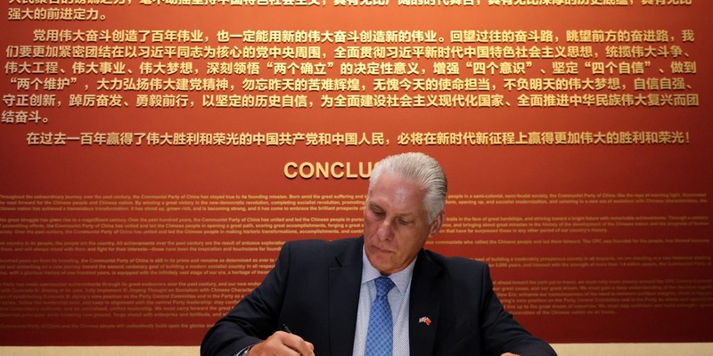 Presidente Diaz-Canel en China
