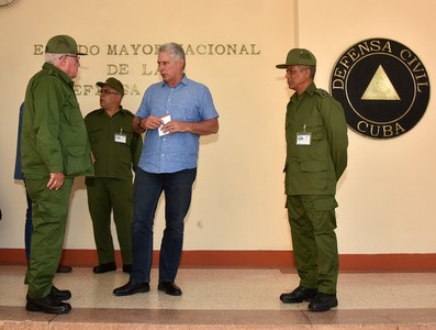 Destaca Presidente cubano carácter popular del Ejercicio Meteoro 2019