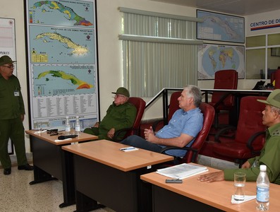 Destaca Presidente cubano carácter popular del Ejercicio Meteoro 2019