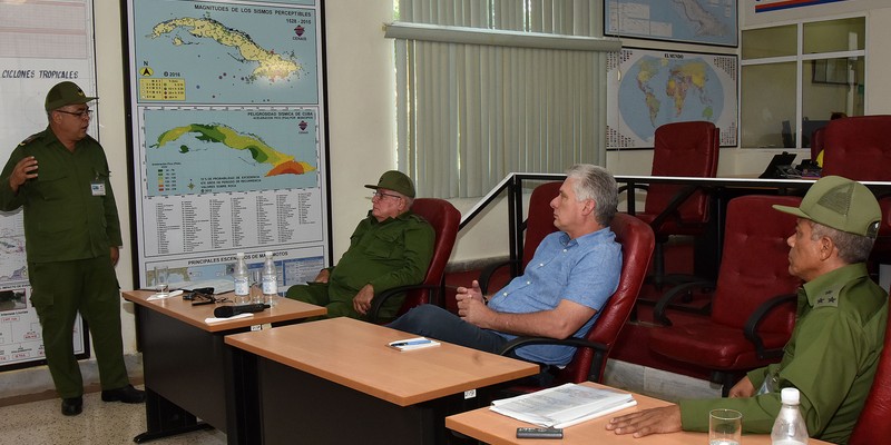 Destaca Presidente cubano carácter popular del Ejercicio Meteoro 2019