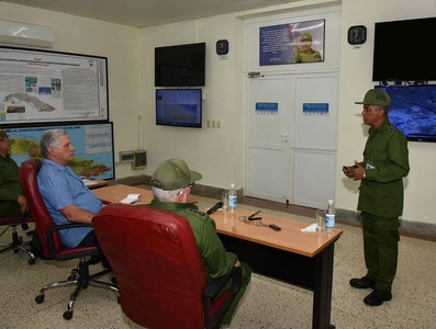 Destaca Presidente cubano carácter popular del Ejercicio Meteoro 2019