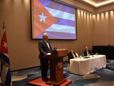 Visita Díaz-Canel a la Argentina