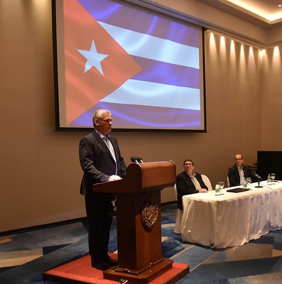 Visita Díaz-Canel a la Argentina