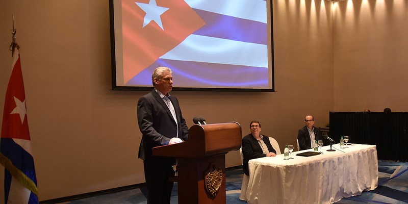 Visita Díaz-Canel a la Argentina