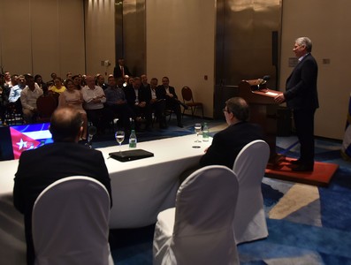 Visita Díaz-Canel a la Argentina