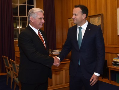 Visita Díaz-Canel a Irlanda
