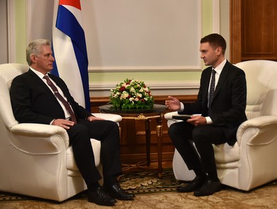 El presidente de la República de Cuba Miguel Díaz-Canel Bermúdez realiza visita oficial a Belarús