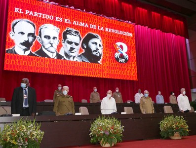 8vo. Congreso del Partido Comunista de Cuba, Primera Jornada.  Fotos: Estudios Revolución