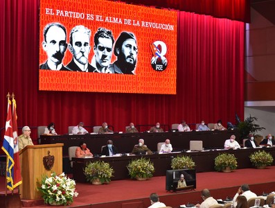 8vo. Congreso del Partido Comunista de Cuba, Primera Jornada.  Fotos: Estudios Revolución