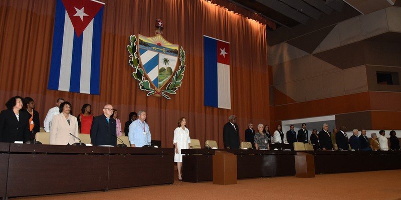 Segunda Sesión Extraordinaria de la IX Legislatura de la Asamblea Nacional del Poder Popular, con motivo de la proclamación de la Constitución de la República