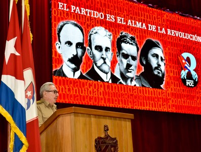 8vo. Congreso del Partido Comunista de Cuba, Primera Jornada.  Fotos: Estudios Revolución
