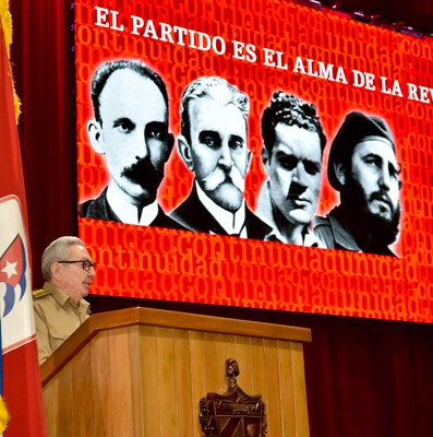 8vo. Congreso del Partido Comunista de Cuba, Primera Jornada.  Fotos: Estudios Revolución