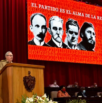 8vo. Congreso del Partido Comunista de Cuba, Primera Jornada.  Fotos: Estudios Revolución