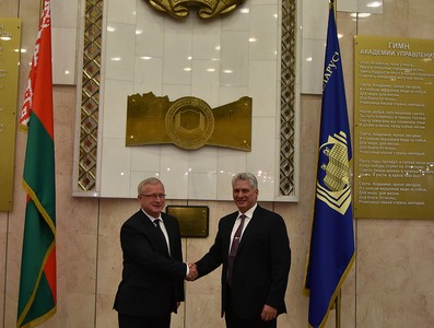 El presidente de la República de Cuba Miguel Díaz-Canel Bermúdez realiza visita oficial a Belarús