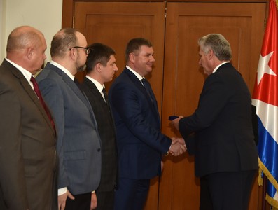 Visita de Trabajo de Díaz-Canel a Moscú, Rusia