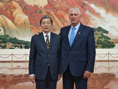 Presidente Diaz-Canel en China