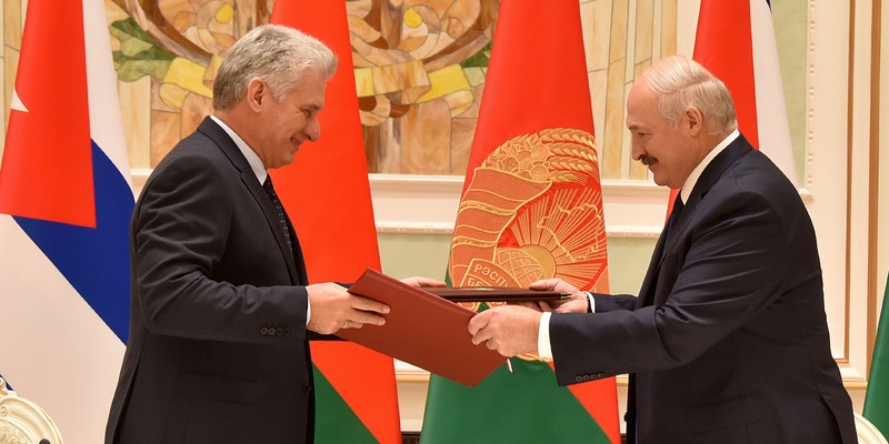 El presidente de la República de Cuba Miguel Díaz-Canel Bermúdez realiza visita oficial a Belarús