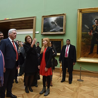 Visita de Trabajo de Díaz-Canel a Moscú, Rusia