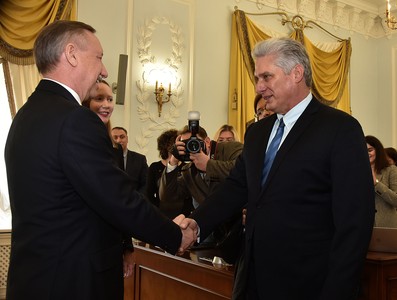 Visita de Trabajo de Díaz-Canel a San Petersburgo, Rusia