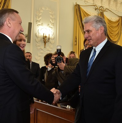 Visita de Trabajo de Díaz-Canel a San Petersburgo, Rusia