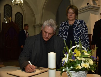El presidente de la República de Cuba Miguel Díaz-Canel Bermúdez realiza visita oficial a Belarús