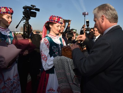 El presidente de la República de Cuba Miguel Díaz-Canel Bermúdez realiza visita oficial a Belarús