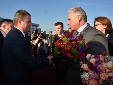 El presidente de la República de Cuba Miguel Díaz-Canel Bermúdez realiza visita oficial a Belarús